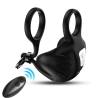 Anillo vibrador Armony Manta junto a su mando a distancia