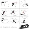 Armony - veyron anillo vibrador doble pinza negro - 3