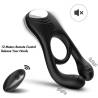Armony - veyron anillo vibrador doble pinza control remoto negro - 4