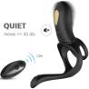Armony - joy jumper anillo vibrador parejas & plug anal control remoto negro - 4