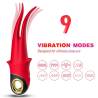 Modos de vibración del vibrador Armony Shadow rojo