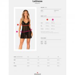 Obsessive - latinesa babydoll & tanga xs/s