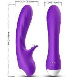 Armony - romance vibrador con estimulador violeta Armony - romance vibrador con estimulador violeta