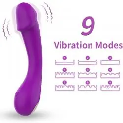 Armony - dildo vibrador punto g silicona violeta Armony - dildo vibrador punto g silicona violeta