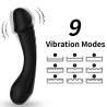 Armony - dildo vibrador punto g silicona negro - 3
