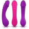 Armony - dildo vibrador punto g silicona negro - 6