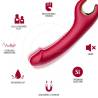 Armony - prince dildo vibrador & rotador rojo - 2
