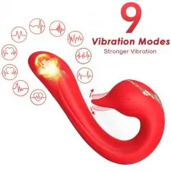 Armony - delfin vibrador multiposicion & efecto calor rojo Armony - delfin vibrador multiposicion & efecto calor rojo