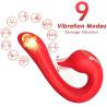 Armony - delfin vibrador multiposicion & efecto calor rojo - 2