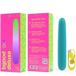 B swish - bgood infinite deluxe vibrador recargable silicona azul