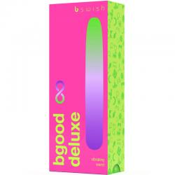 B swish - bgood infinite deluxe vibrador recargable silicona azul