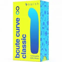 B swish - bcute curve infinite classic vibrador recargable silicona amarillo