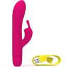 Vibrador rabbit B Swish Bwild Bunny Infinite Classic rosa con su cable USB