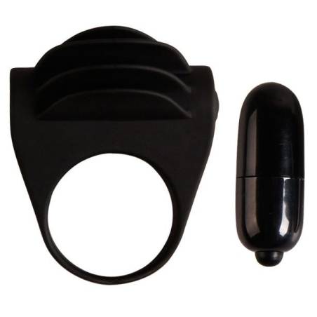 Pretty love chester anillo vibrador negro - 1