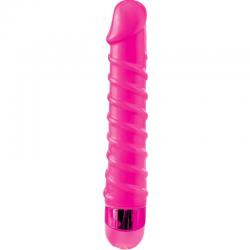 Classix - masajeador vibrador candy twirl 16.5 cm rosa
