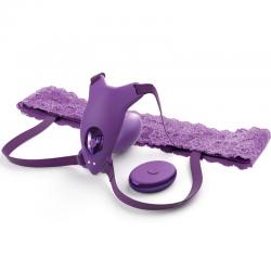 Fantasy for her - arnes mariposa g-spot con vibrador, recargable & control remoto violeta