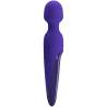 Vibrador wand Pretty Love Antony Youth en violeta oscuro, de frente