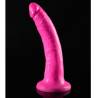 Dillio dildo con ventosa 17.8 cm - rosa - 4