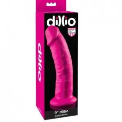Dillio - dildo con ventosa rosa 22.9 cm Dillio - dildo con ventosa rosa 22.9 cm