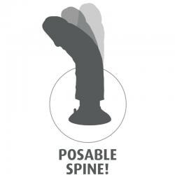 King cock - dildo vibrador 15.24 cm natural