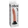 Caja de King Cock vibrador realista de 17,78 cm