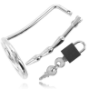 Metal hard anillo testiculos con plug uretra castidad - 1