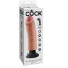 King Cock dildo vibrador natural 20,32 cm - 2