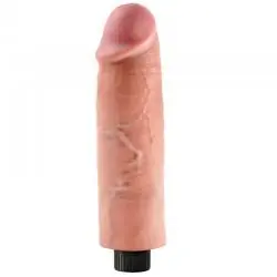 King cock - dildo vibrador 25.5 cm natural