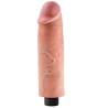 Dildo vibrador king cock 25.5 cm natural - 2