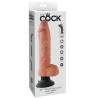 Caja del King Cock vibrador de 10 pulgadas con testículos