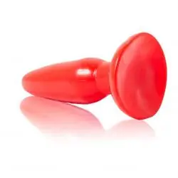 Plug anal pequeño rojo 15cm Plug anal pequeño rojo 15cm