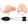 Crazy bull - vagina y ano con malla realista con vibracion - 6