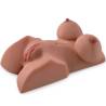 Pdx plus - torso masturbador femenino doble entrada caramelo - 1