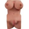 Pdx plus - torso masturbador femenino doble entrada caramelo - 2