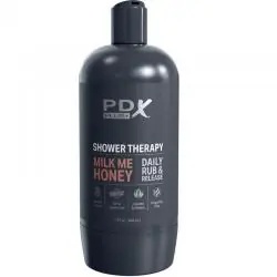 Pdx plus - masturbador stroker diseño discreto de bote champu milk me honey caramelo