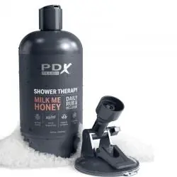 Pdx plus - masturbador stroker diseño discreto de bote champu milk me honey caramelo
