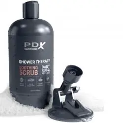 Pdx plus - masturbador stroker diseño discreto de bote champu soothing scrub caramelo