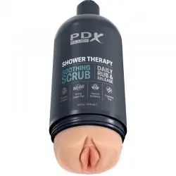 Pdx plus - masturbador stroker diseño discreto de bote champu soothing scrub