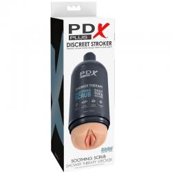 Pdx plus - masturbador stroker diseño discreto de bote champu soothing scrub