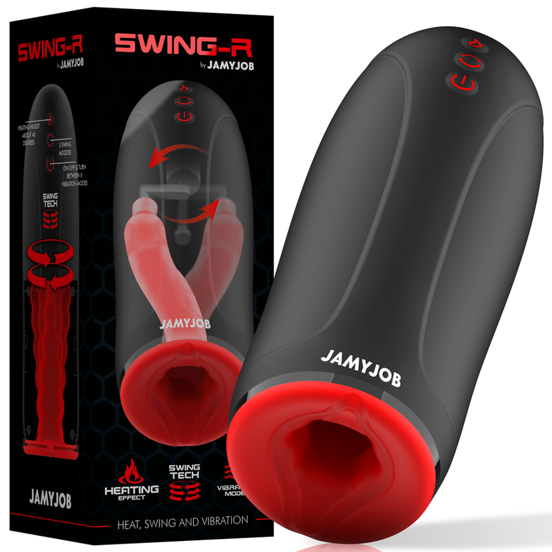 Jamyjob - swing-r masturbador de calor, oscilación y vibración