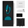 Contenido de LELO TIANI Duo azul con cable, bolsa y manual