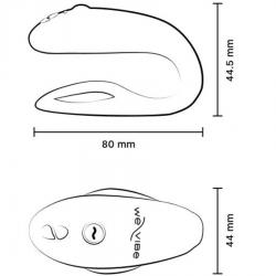 We-vibe - sync o vibrador flexible control remoto verde oscuro