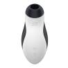 Satisfyer Orca blanco y negro de frente