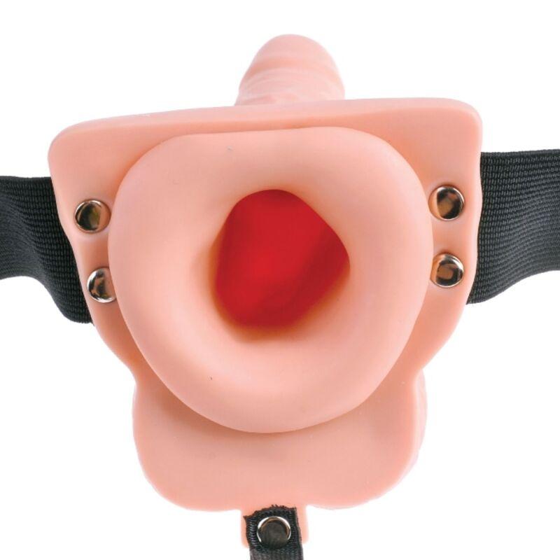 Fetish fantasy series - arnes ajustable control remoto pene realistico con testiculos recargable y vibrador 15 cm Fetish fantasy series - arnes ajustable control remoto pene realistico con testiculos recargable y vibrador 15 cm