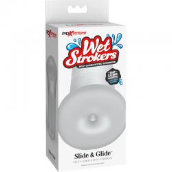 Fetish fantasy extreme - masturbador masculino silicona slide & glide transparente