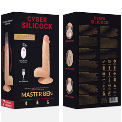 Cyber silicock realistico control remoto master ben