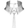 Désir métallique collar metálico plateado - 1