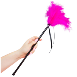 Secretplay - plumero plumas rosa 40 cm
