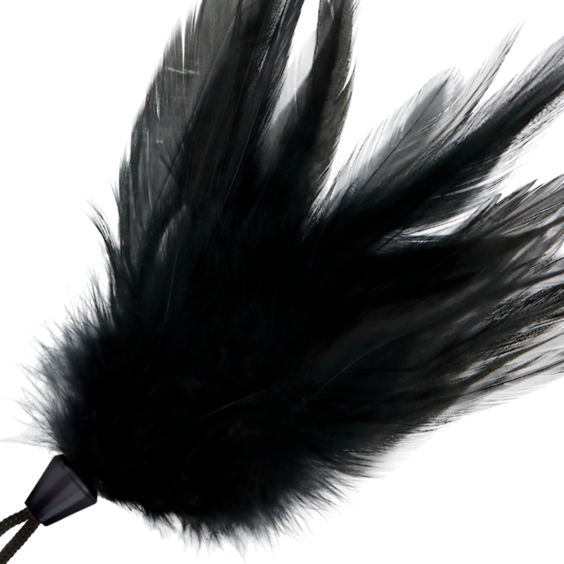 Darkness - pluma estimuladora negro 17 cm