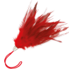 Darkness pluma estimuladora rojo 17cm - 1